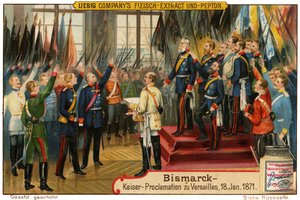Bismarck i Versailles af Unbekannt