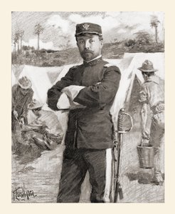 Brigadegeneral Frederick Funston fra 20. Kansas Volunteers lige efter hans forfremmelse for tapperhed Frederick N. Funston af Unbekannt