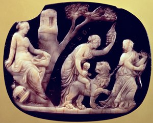 Cameo af Dionysos barndom af Unbekannt