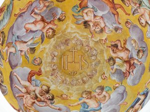 Loftfresko, Habsburgernes mausoleum, Graz, Steiermark, Østrig, Europa (foto) af Unbekannter Künstler