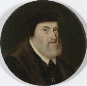 Charles V, hellig romersk kejser, ca. 1550 (olie på panel) af Unbekannt