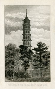 Chinese Pagoda, Kew Gardens af Unbekannt