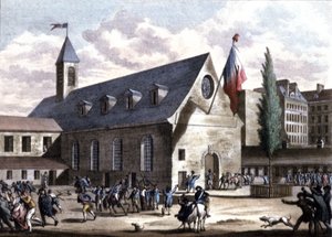 Lukning af Club des Jacobins, Paris af Unbekannter Künstler