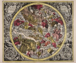 Coeli stellati christiani haemisphaerium prius af Unbekannter Künstler