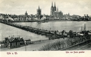 Köln, Tyskland tidligt i det 20. århundrede af Unbekannter Künstler