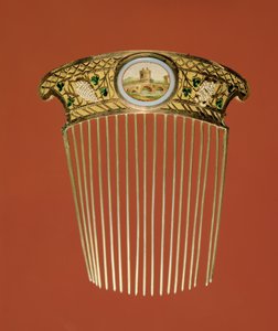 Kam, Paris 1788-1805 (guld, sølv, perler, emalje og mosaik) af Unbekannt