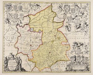 Comitatis Cantabrigiensis vernacule Cambridge Shire af Unbekannter Künstler