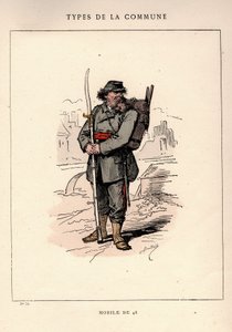 Paris Commune: kostume af MOBILE DE 48 i "" Les Communeux af Unbekannt