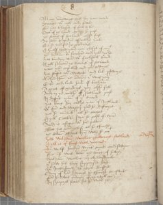 Kopi af Chronicle Andrew af Wyntoun, Fol 319 verso, ca. 1550 (blæk på papir) af Unbekannt