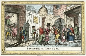 Cruikshank - Billede af London af Unbekannter Künstler
