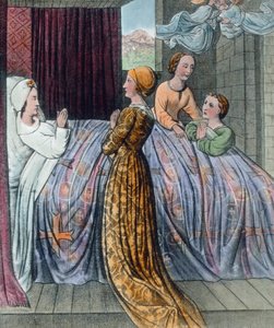 St Elizabeths død af Unbekannter Künstler