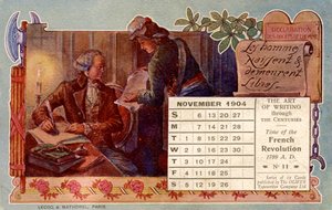 Erklæring om menneskets rettigheder 1789 af Unbekannter Künstler