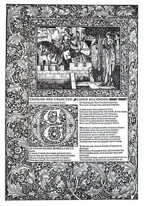 Dekorativt digt af Geoffrey Chaucer af Unbekannt