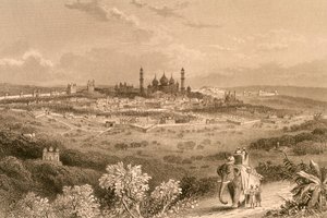 Delhi (gravering) af Unbekannter Künstler