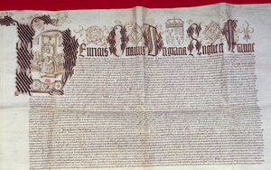 Detalje af Windsor-traktaten af Unbekannt