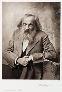 Dmitri Ivanovich Mendeleev, russisk kemiker, fra 1905 af Unbekannt