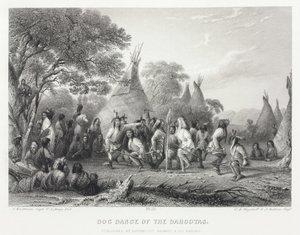 Dog Dance of the Dahcotas [sic], Nordamerika af Unbekannt