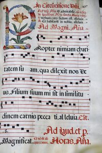Domus Galilaeae eller House of Galilee drives af den katolske organisation Neocatechumenal Way, Antiphonary, Jesu omskæring, , Saligprisningernes Bjerg, Israel af Unbekannt