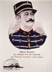 Dreyfus-affæren: sandheden løber, begyndelsen af det 20. århundrede (stik) af Unbekannter Künstler