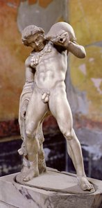 Beruset figur, romersk (marmor) af Unbekannt