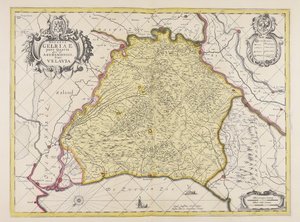 Ducatus Gelriae pars quarta quae est Arnhemiensis siue Velavia af Unbekannter Künstler