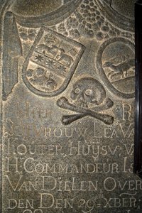 Hollandsk gravsten i St. Francis Kirke (foto) af Unbekannt