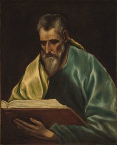 El Greco - Portræt af en apostel (Sankt Philip), Fogg af Unbekannter Künstler