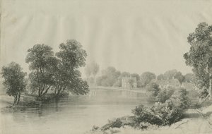 Elford Hall and Rectory: litografi, nd [?19th cent] af Unbekannt