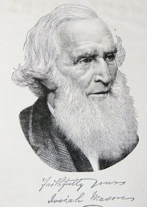 Gravering af Josiah Mason af Unbekannter Künstler