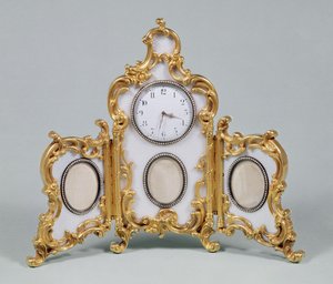 Faberge Louis XV stil skrivebordsur af Unbekannt