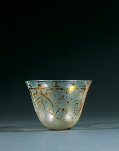 Fatimid-glansmalet fragmentarisk kop, 10. - 11. århundrede af Unbekannt