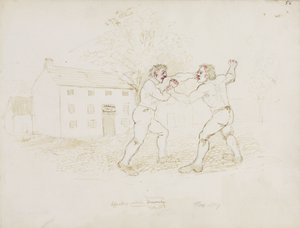 Fighting, Northumberland, c 1805-1820 af Unbekannt