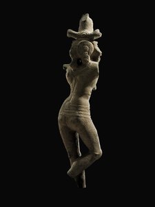 Figur af Venugopala, Sydindien, sen Chola / tidlig Vijayanagar periode, slutningen af det 13. / begyndelsen af det 14. århundrede af Unbekannt