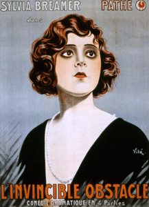 Filmplakat Den uovervindelige forhindring med Silvia Breamer af Unbekannt
