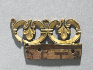 Fragment af et dekorativt våbenskjold fra et relikvieskrin, ca. 1165-1180 af Unbekannt