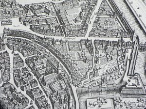 Frankfurt Judengasse 1628 af Unbekannter Künstler