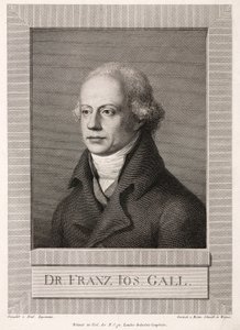 Franz Joseph Gall, tysk anatom og frenolog, ca. 1800 af Unbekannt