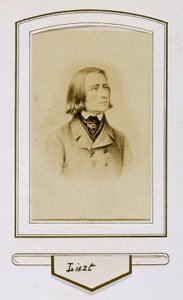 Franz Liszt som ung af Unbekannter Künstler