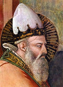 Freske af Maso di Banco (1341 - 1346), detalje af Historien om nytårsaften (freske) af Unbekannter Künstler