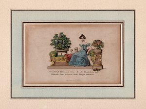 Venskab skal altid pryde dine aftener, Augsburg, ca. 1830 (gravering) af Unbekannter Künstler