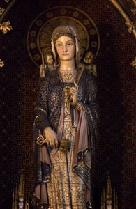 Genevieve, skytshelgen for Paris. Eglise Saint Etienne du Mont, Paris 2020 af Unbekannter Künstler