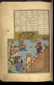 Djengis Khans prædiken til befolkningen i Bukhara af Unbekannter Künstler