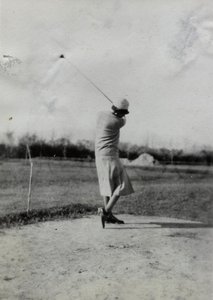 Golfspiller af Unbekannter Künstler