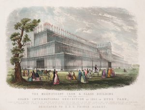 Store udstilling 1851 The Crystal Palace, London af Unbekannt