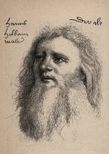 Hans Holbein den ældre 1460-1524 - Selvportræt - Hans Holbein den ældre - Selvportræt. af Unbekannt