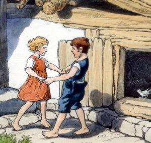 Hannu ja Kerttu af Unbekannter Künstler