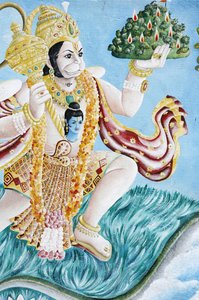Hanuman Abe Gud. Pashupatinah, Kathmandu, Nepal af Unbekannt