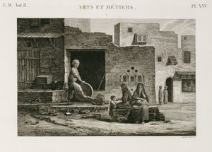 Isenkram og isenkram knivsliber, Egypten, ca 1798 af Unbekannt