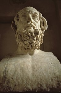 Head of Homer (marmor) af Unbekannt