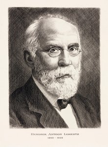 Hendrik Antoon Lorentz, hollandsk matematisk fysiker, c 1910